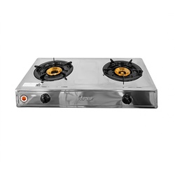 ROYAL 2 Gas Burner Stove Stainless Steel Table Top - GSSP-2GB013