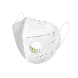 White KN95 Mask (With Respirator)
