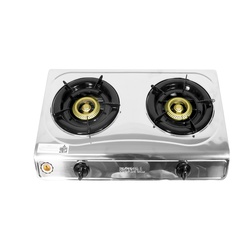 ROYAL 2 Gas Burner Stove Stainless Steel Table Top - GSSP-2GB072