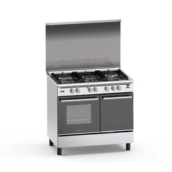 Haier Cooker with 5 Gas Hob 60X90 + Electric Oven - HCR6050DES