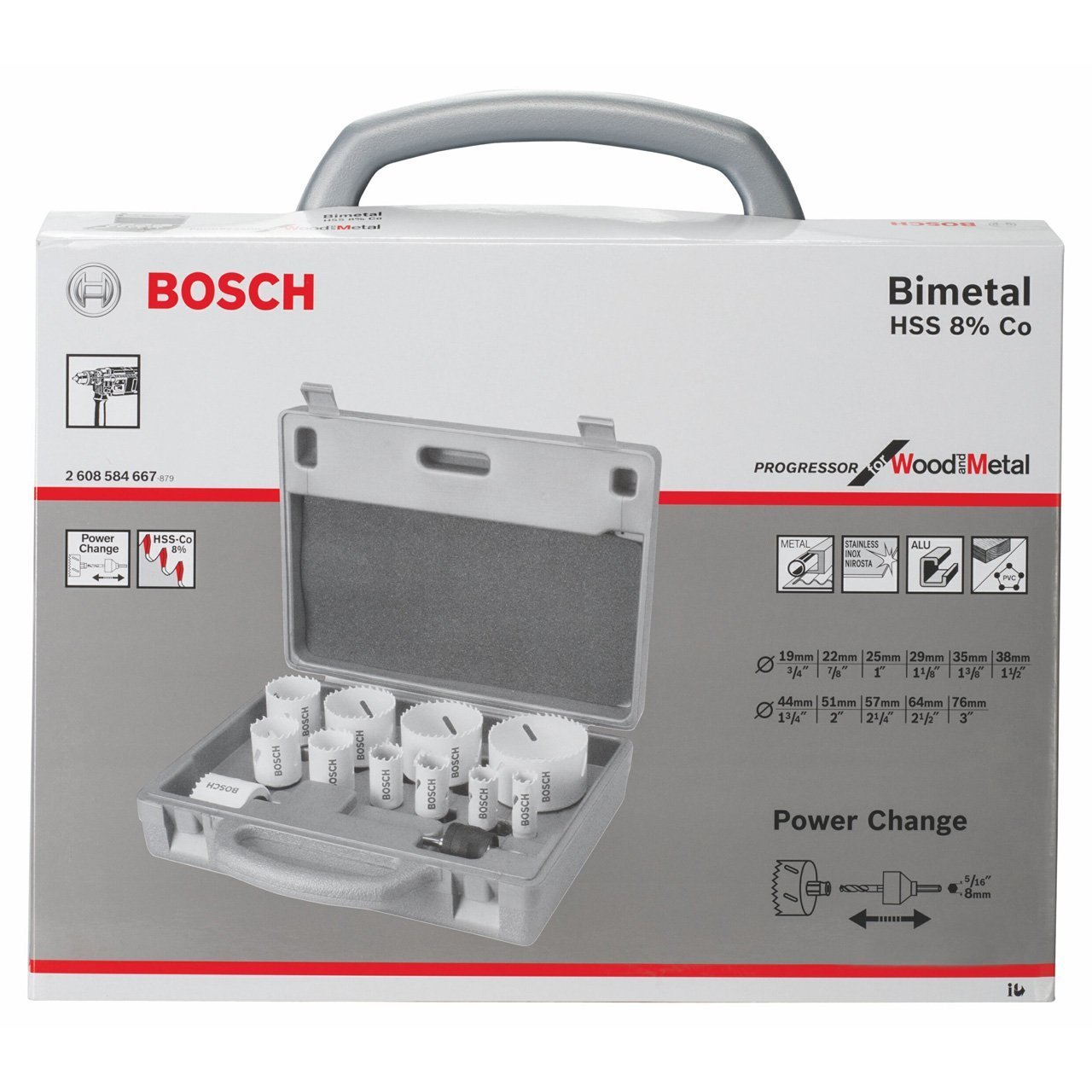 Bosch hole saw deals set